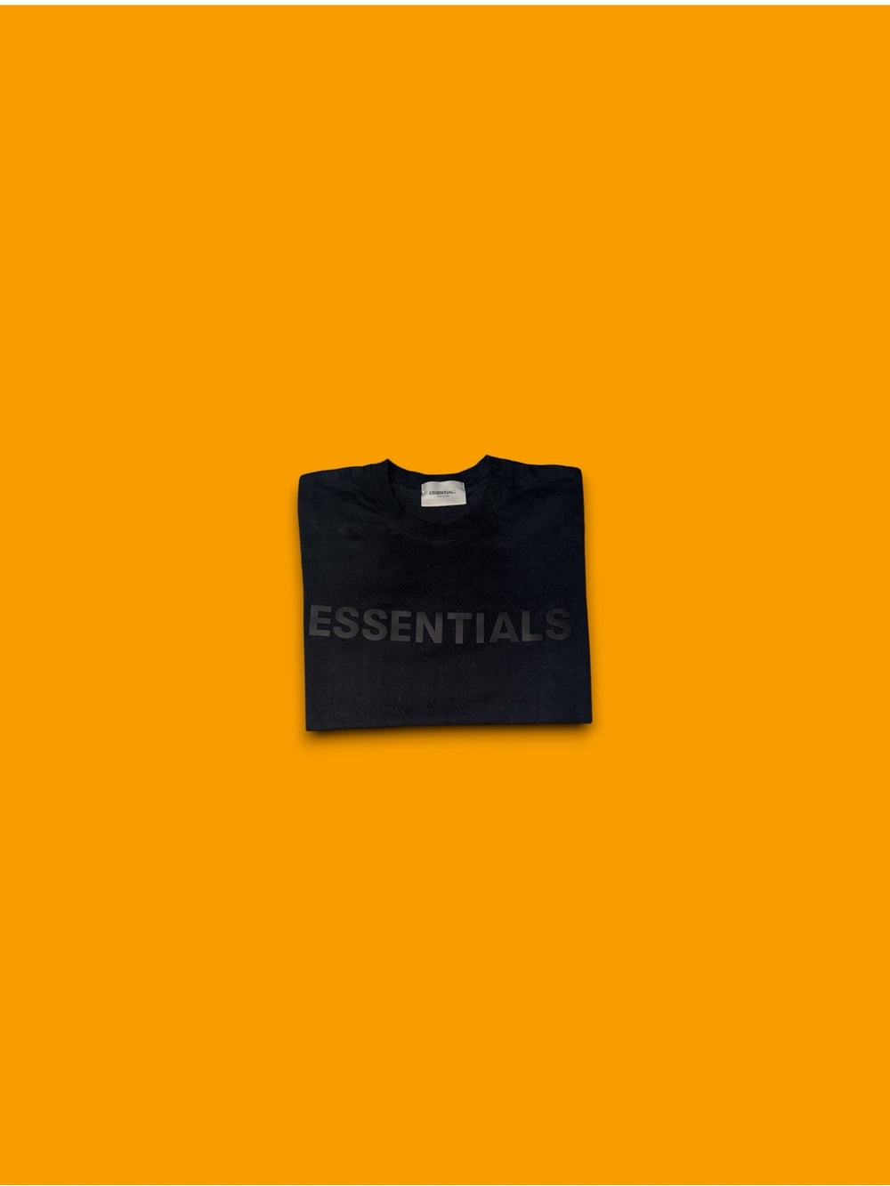 Essentials fear of god t-shirt black mens large